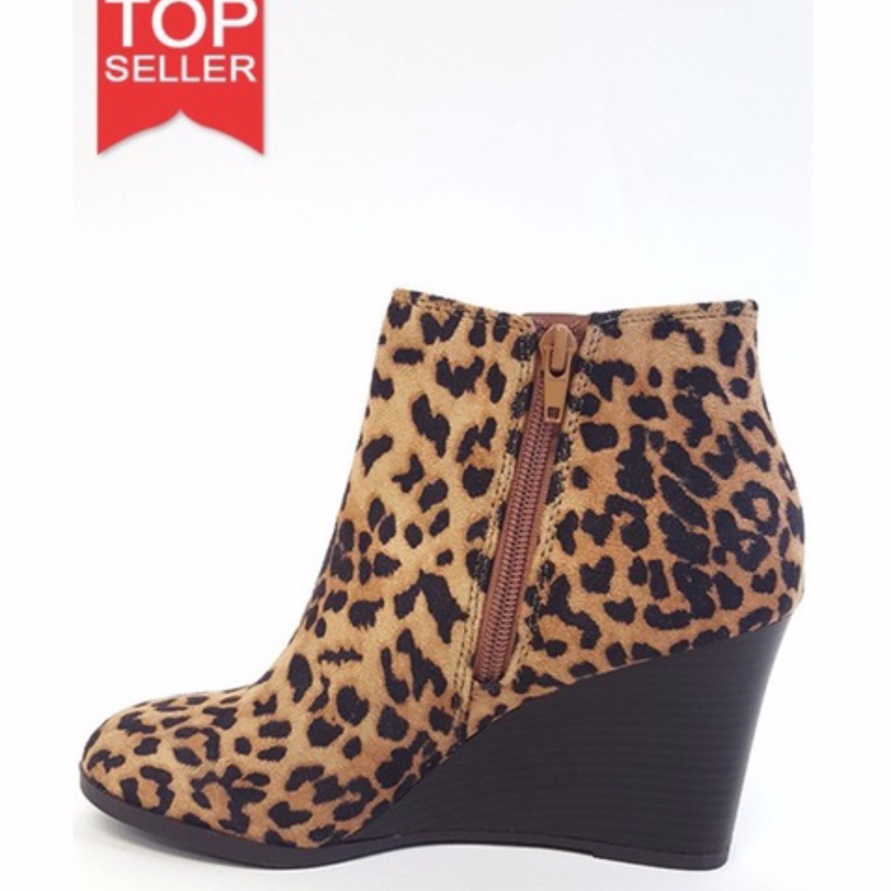 JIMMY leopard Print Booties - Picture 3 of 4